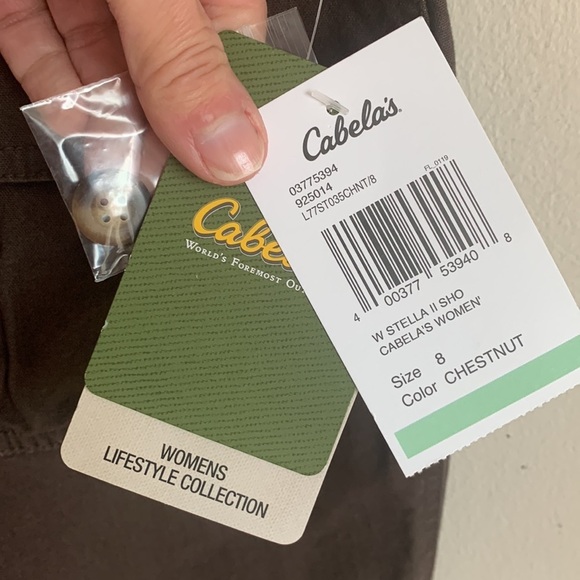 Cabela’s Stella Chestnut Shorts Sz 8 NWT - Picture 7 of 12
